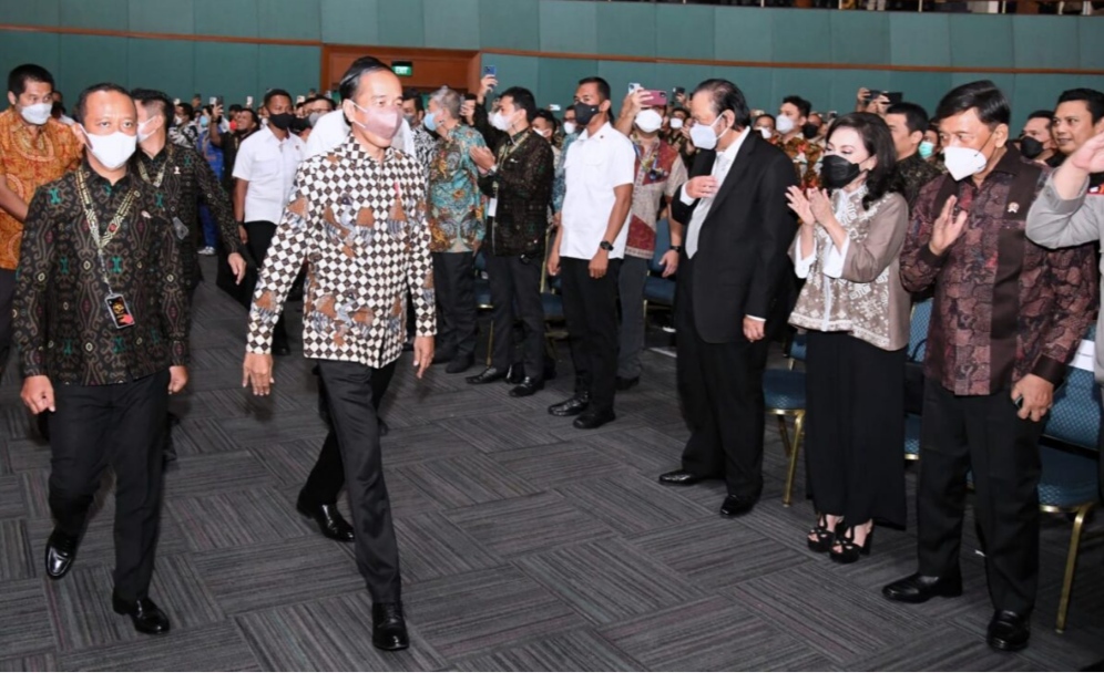 Presiden Joko Widodo Berharap HIPMI Bekerja Keras Bangun Indonesia