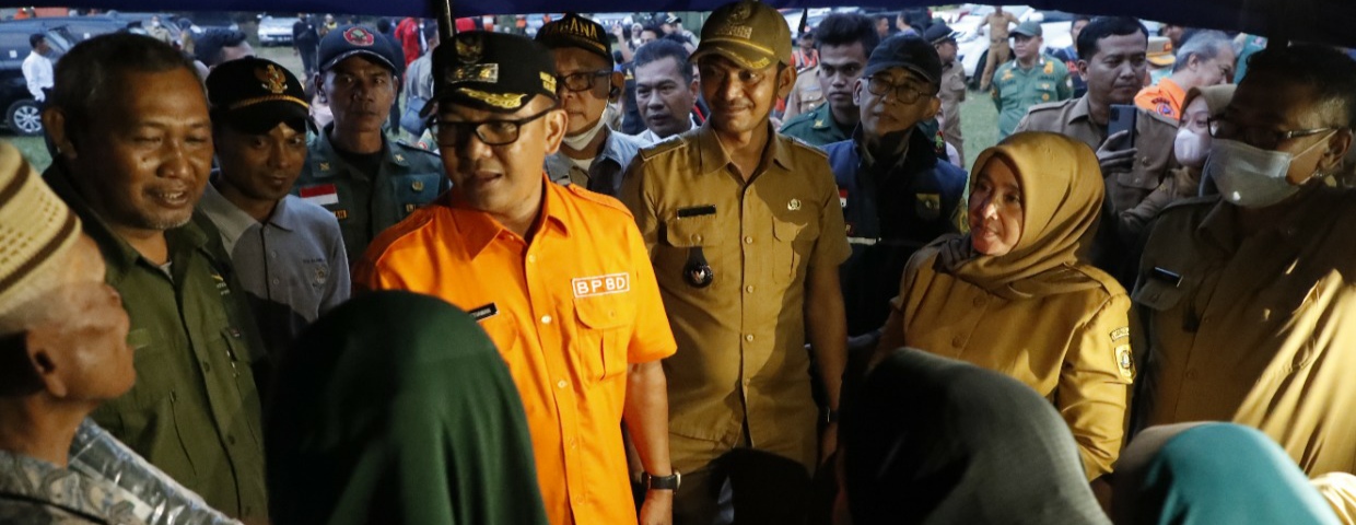 Plt Bupati Bogor Yakinkan Kebutuhan Warga Terdampak Pergeseran Tanah Terjamin
