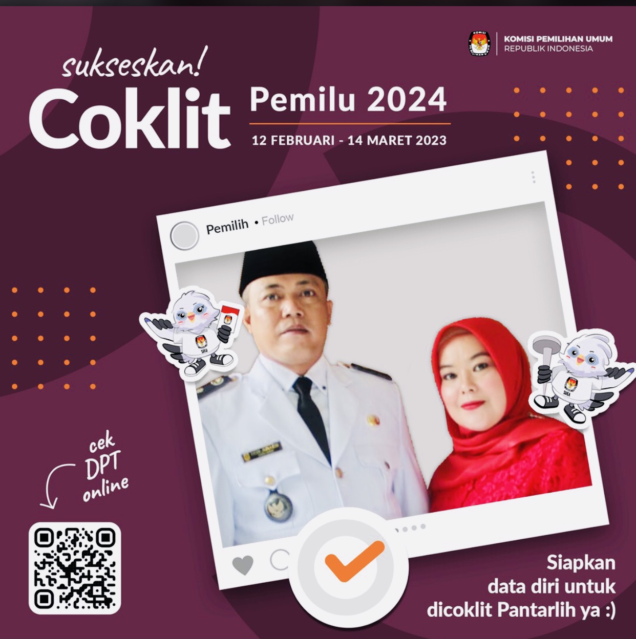 Target Kades Dedi DJ, Sukseskan Coklit Serentak Pemilu 2024 Desa Gadog