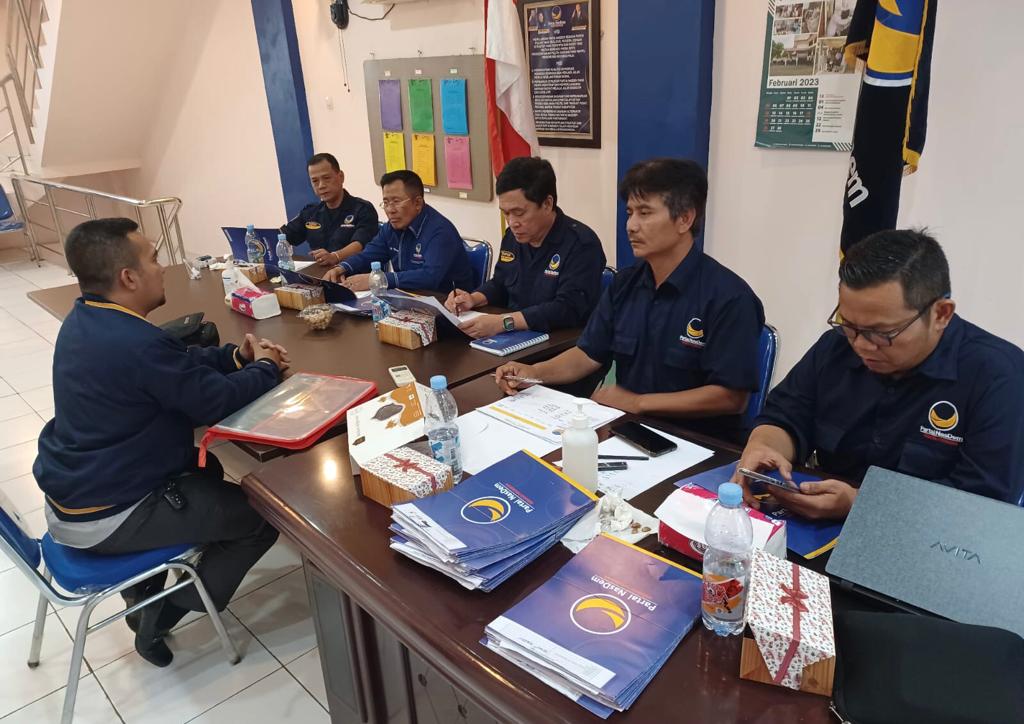 Bakal Terjunkan Caleg Petarung, DPD NasDem Kabupaten Bogor Gelar Tes Wawancara