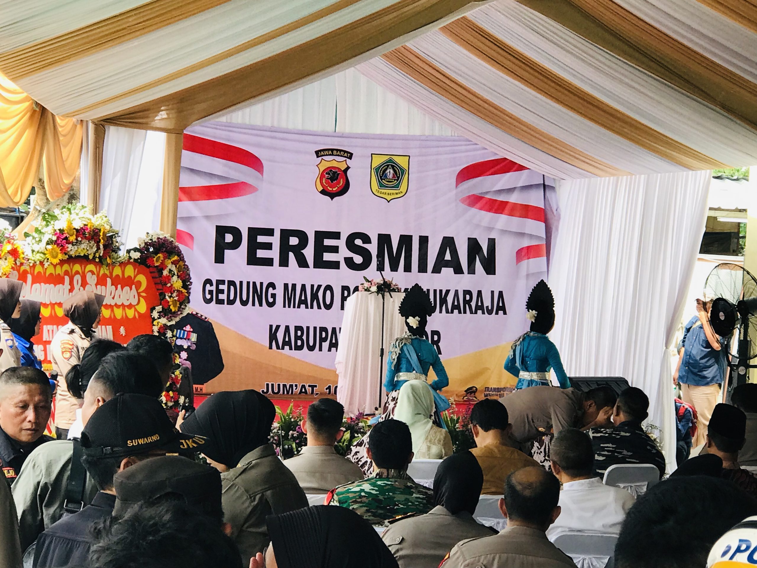 Kapolres Bogor Meresmikan Gedung Mako Baru, Polsek Sukaraja