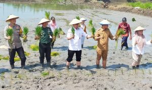 Dihadapan Dirjen PSP, Letkol Arm Wira Petakan Wilayah Rawan dan Sistem Irigasi