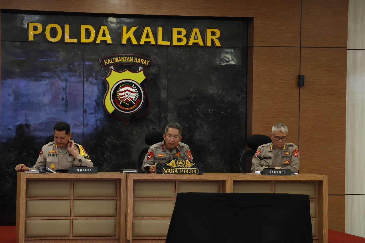 Polda Kalbar Gelar Latihan Pra-Operasi Pekat Kapuas 2024, Wakapolda Beri Penekanan dalam Operasi Tersebut