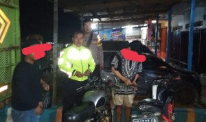 Operasi Pekat Polsek Sandai Amankan 5 Orang Bawa Sajam