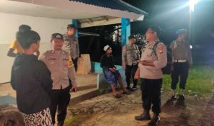 Ciptakan Situasi Yang Kondusif Polsek Kuala Mandor B Gelar Patroli Presisi