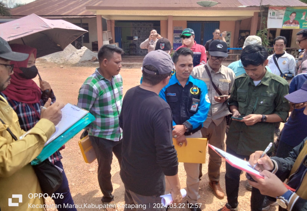 Kasus Sengketa Lahan Antara PT. CMI Vs PT. PBI Pengadilan Negeri Ketapang Gelar Sidang Lapangan