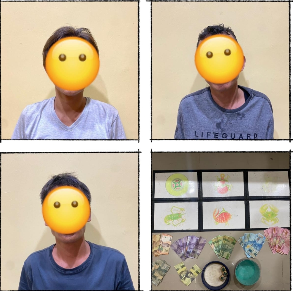 Pelaku Perjudian Berhasil di Tangkap Sat Reskrim Polres Melawi