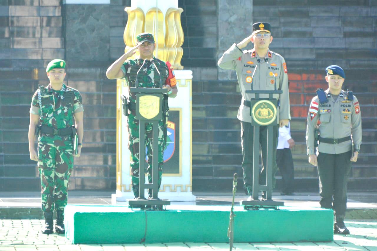 Pangdam Tanjungpura Pimpin Apel Gelar Pasukan PAM VVIP Kunjungan Kerja Wakil Presiden RI