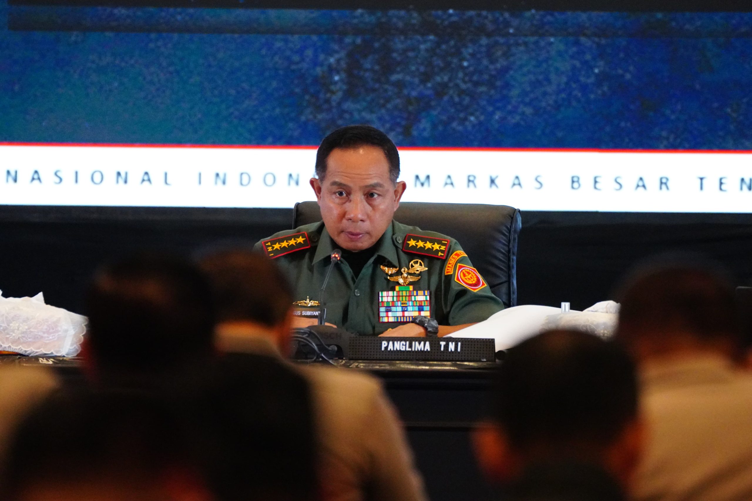 Panglima TNI Hadiri Rapat Koordinasi Lintas Sektoral Operasi Ketupat 2024