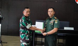 Dandim 0507/Bekasi Beserta Staf Jajaran Terima Tim Wasrik Post Audit Itdam Jaya