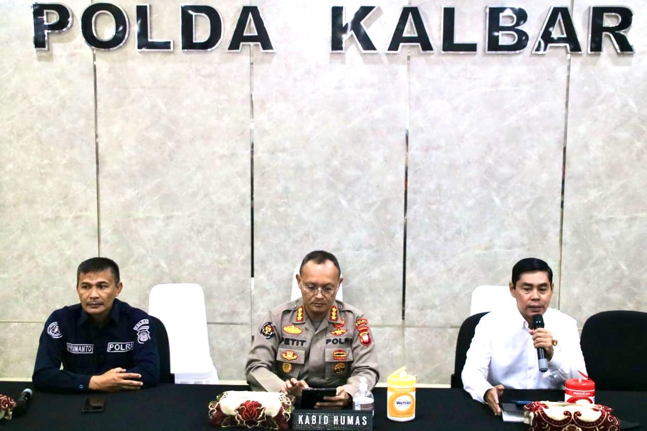 Polda Kalbar Laksanakan Jumpa Pers Terkait Penanganan Tindak Pidana Pemilu Tahun 2023-2024