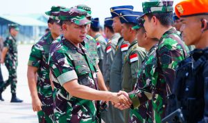 Panglima TNI Pimpin Apel Pemberangkatan Bantuan Kemanusiaan Untuk Palestina