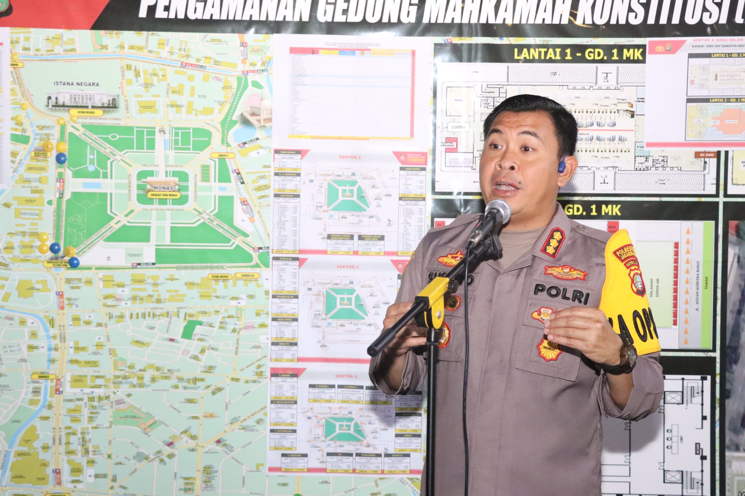 Sidang PHPU, Polri Siapkan 1.578 Personil di Gedung MK