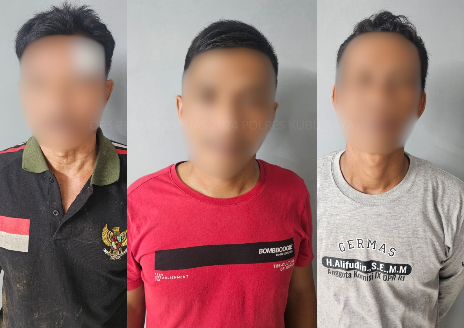 Lagi Asik Main Judi Tiga Pria di Cekok Polisi Terbirit Birit