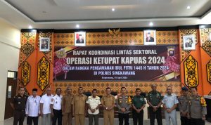 Polres Singkawang Bersama Instansi Terkait Ikuti Zoom Metting Rakor Linsek Operasi Ketupat Kapuas 2024