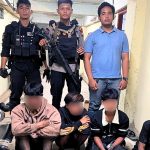 Saat Mau Tawuran Sekelompok Pemuda di Tangkap Polisi dan 2 Bilah Sajam Sebagai Barang Bukti