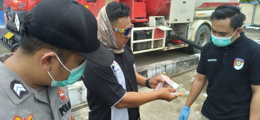 Polres Melawi dan Polsek Jajaran Lakukan Pengecekan Keseluruhan SPBU Untuk Mencegah Kecurangan