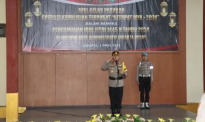 Polres Metro Jakarta Pusat Gelar Apel Operasi Ketupat Jaya 2024