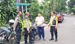 Polres Metro Jakarta Pusat Bersama Polsek Jajaran Gencarkan Patroli Antisipasi Rumah Kosong Yang Ditinggal Mudik