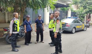 Antisipasi Rumah Kosong Yang Ditinggal Mudik Lebaran, Polres Metro Jakarta Pusat Gencarkan Patroli Mobile dan Sambang Wilayah