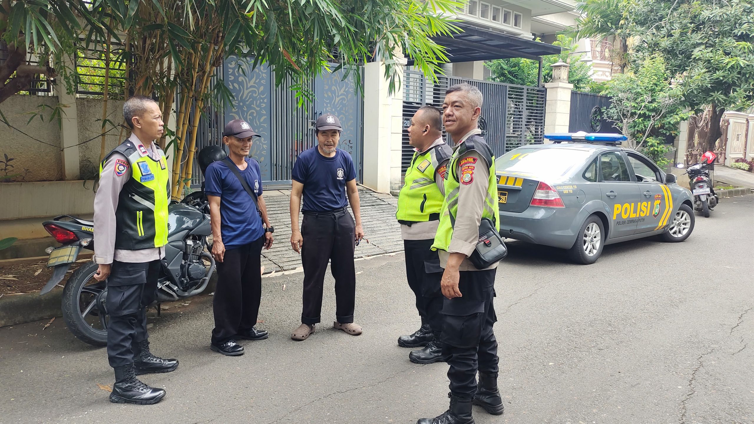 Antisipasi Rumah Kosong Yang Ditinggal Mudik Lebaran, Polres Metro Jakarta Pusat Gencarkan Patroli Mobile dan Sambang Wilayah
