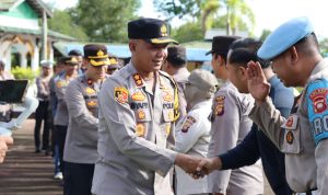 Kapolres Melawi Melaksanakan Halal Bihalal Bersama Seluruh Personil Polres Melawi