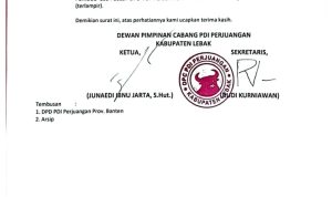 Ketua DPC PDIP Lebak, Junaedi Ibnu Jarta Pimpin Rapat Pleno, Bahas Penjaringan BALON Bupati Lebak, Periode 2024-2029.