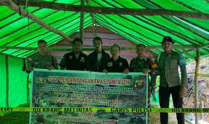 Personil Gabungan Sidak Lokasi Kegiatan PETI