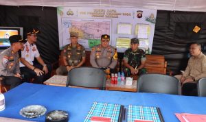 Mudik Lebaran, Kapolres Landak Bersama Forkopimda Pengecekan Pos Pelayanan Dan Pos Pengamanan Operasi Ketupat