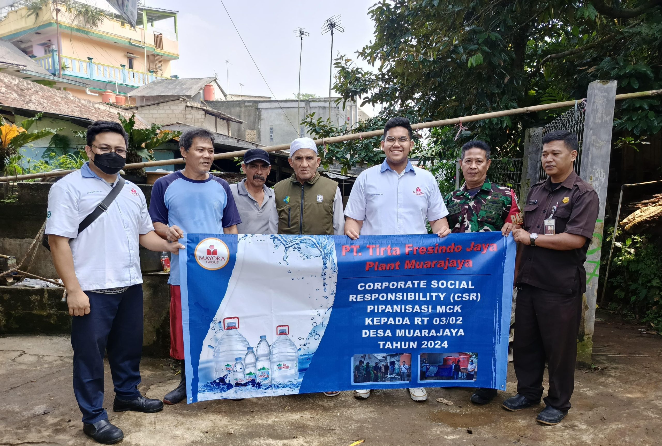CSR 2024, TFJ Muarajaya Kembali Serahkan Bantuan Pipanisasi Untuk Warga