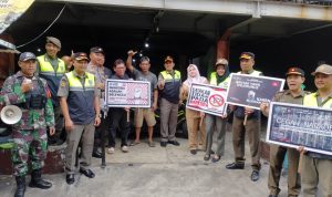 Polsek Metro Tanah Abang Bersama Tiga Pilar Gencarkan Himbauan Bahaya Narkoba