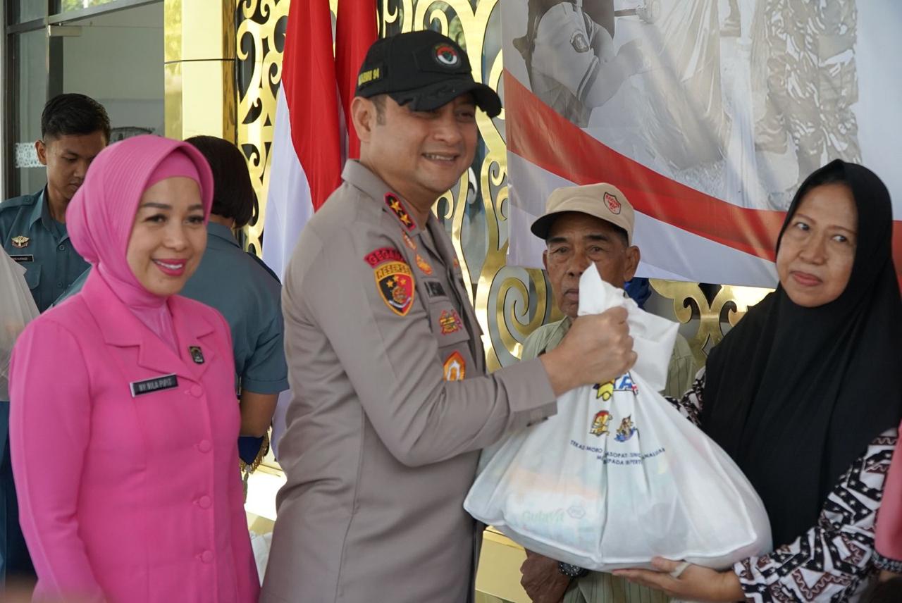 Satbrimob Polda Kalbar Berpartisipasi Donor Darah Dalam Rangka HUT Alumni Akabri 1994