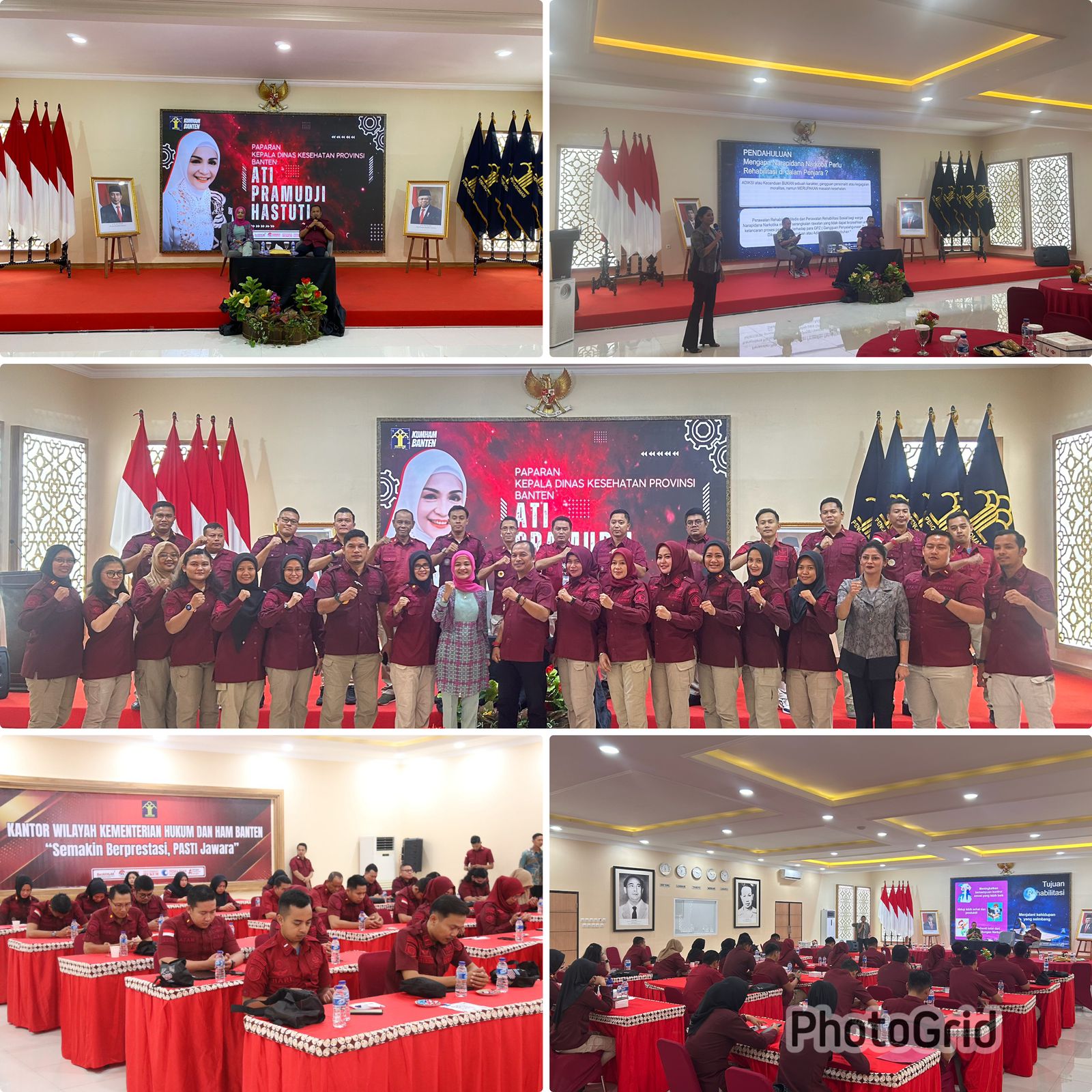 Untuk Meningkatkan Derajat Kesehatan Narapidana Kantor Wilayah Kementerian Hukum dan HAM Banten Selenggarakan Sosialisasi Teknis Pemasyarakatan Layanan Kesehatan Kepada Petugas Pemasyarakatan