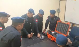 Latihan Pengoprasionalan Almatus KBR (Kimia Biologi Radioaktif) Satbrimob Polda Kalbar