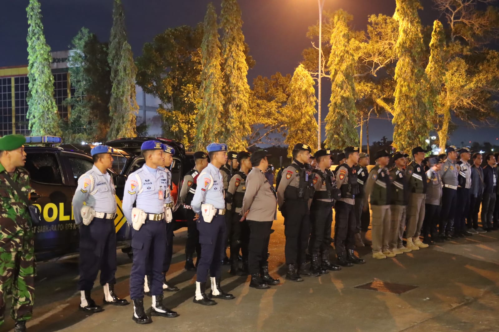 Polres Kubu Raya Amankan Malam Takbiran Idul Adha di Kubu Raya