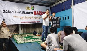Polres Metro Jakarta Pusat Adakan Sosialisasi Bahaya Narkoba