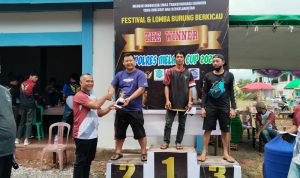 Festival dan Lomba Burung Berkicau “Kapolres Melawi Cup 2024” Dipadati Peserta