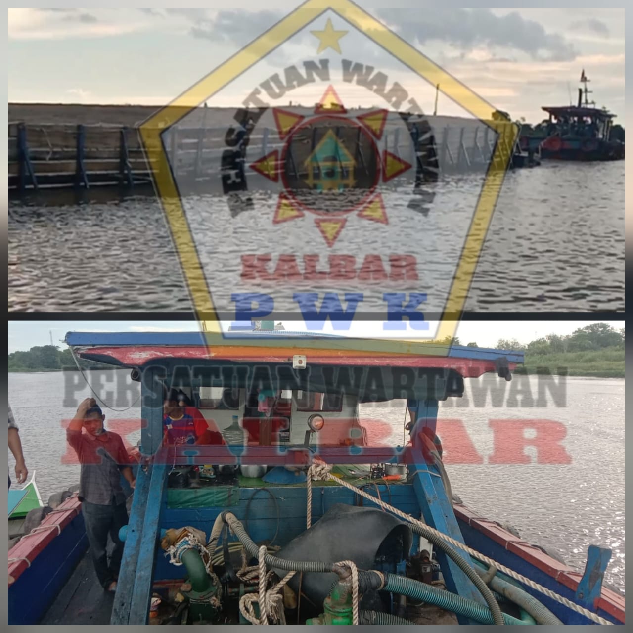 Diduga Pembiaran Tambang Pasir Milik Lim Kau Tak Kantongi Izin Bebas Beroperasi