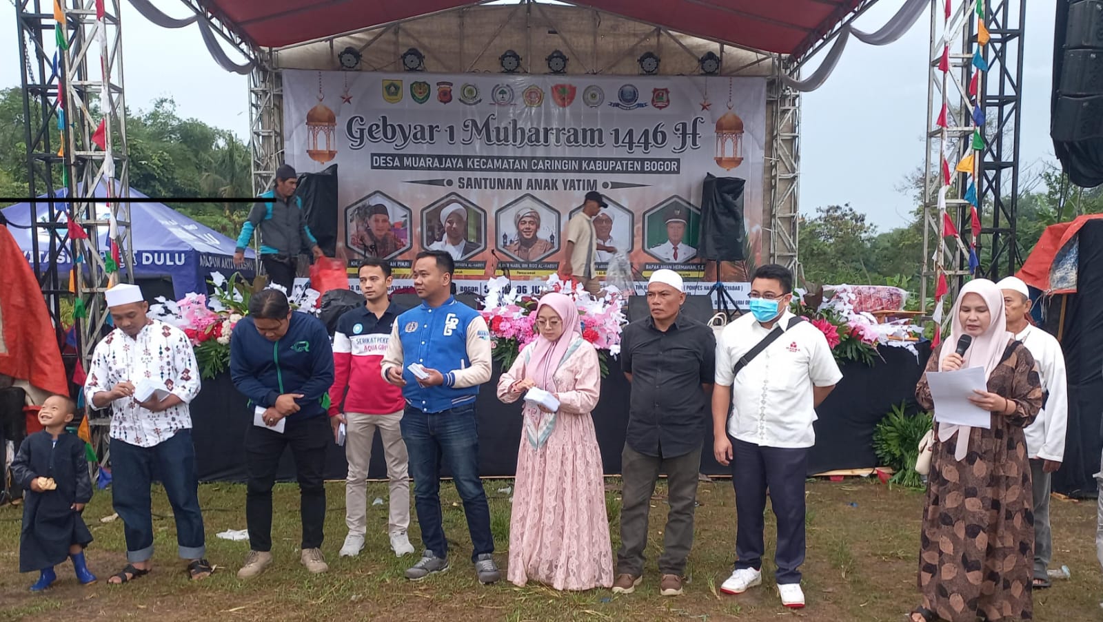 Gebyar Muharram, TFJ Muarajaya Santuni Ratusan Yatim Piatu