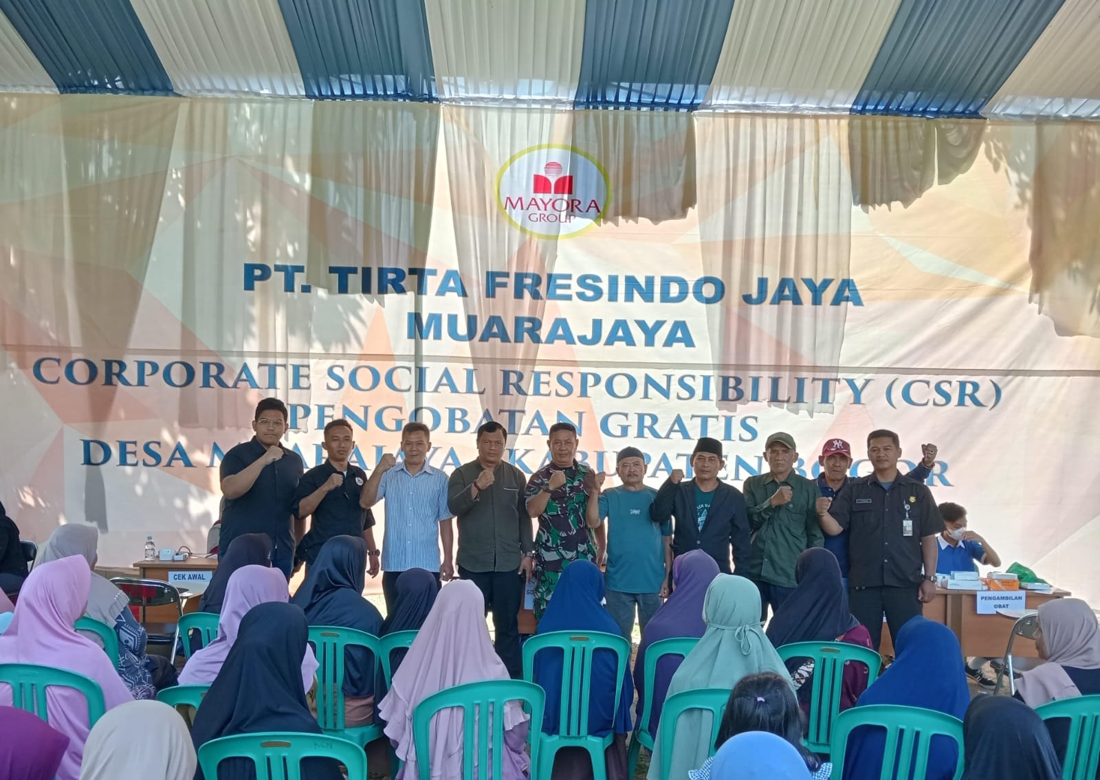 Program CSR TFJ Muarajaya, Ratusan Warga Dapatkan Pengobatan Gratis