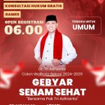 Saksikan!! Gebyar Senam Sehat Dr. Tri Adhianto Calon Walikota Bekasi 2024-2029