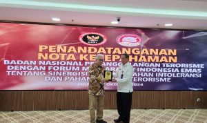 Demi Keamanan dan Kedamaian Negeri, BNPT Bersama FORMAS Lakukan MoU