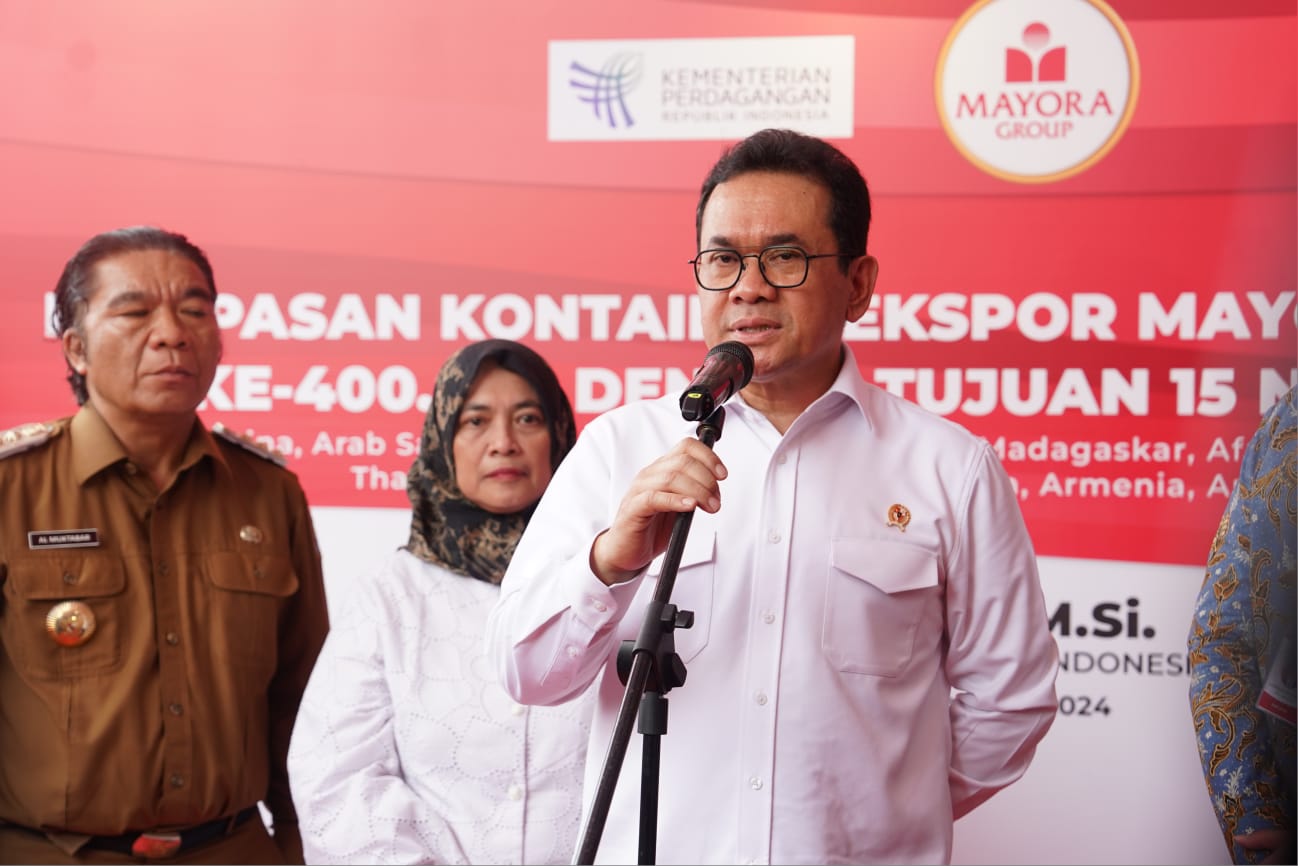 Apresiasi Eksportir Perluas Pasar Ekspor, Mendag Budi Lepas Kontainer ke-400.000 Produk Makanan Olahan ke 15 Negara