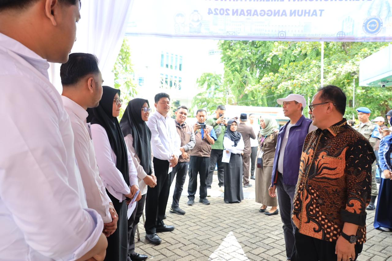 Pj. Wali Kota Bekasi Tinjau Pelaksanaan Uji Kompetensi Bagi Calon PPPK Lingkup Pemkot Bekasi