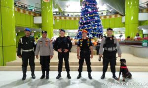 Polsek Metro Gambir Pastikan Keamanan di Stasiun Gambir Jelang Libur Akhir Tahun