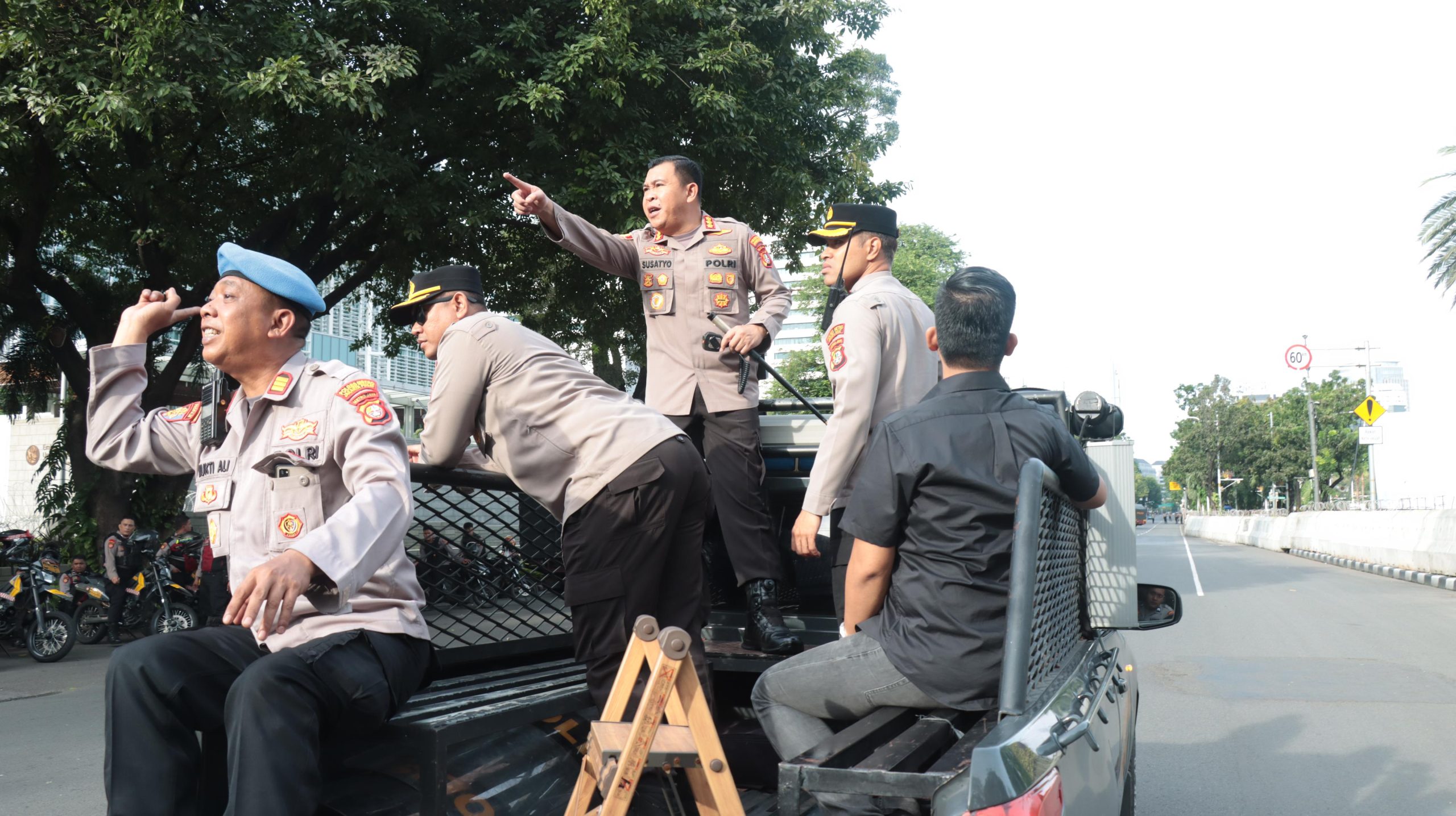 1.994 Personil Polri Siap Amankan Aksi Bela Palestina di Kedubes AS