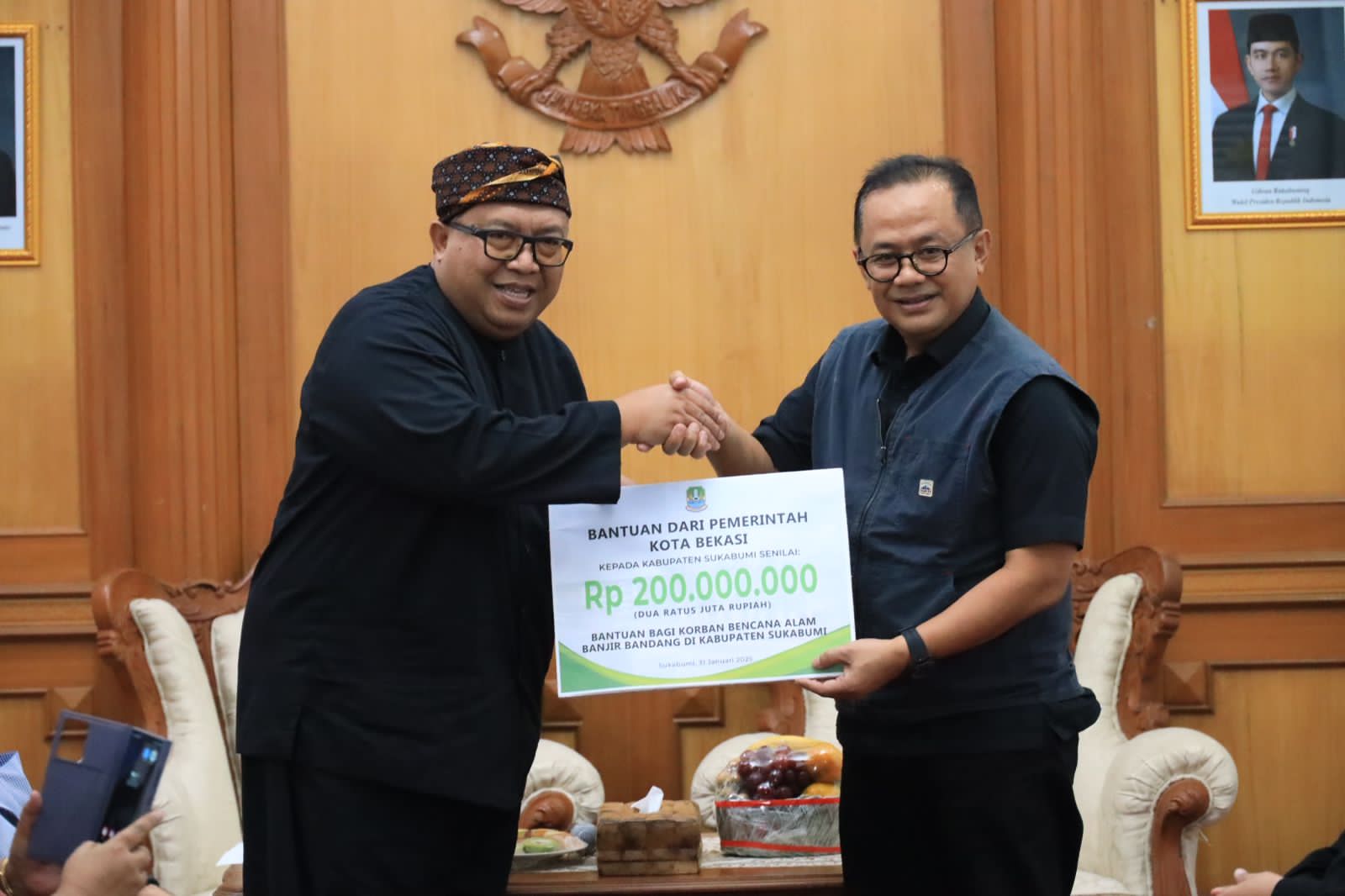 Pemkot Bekasi Ulurkan Tangan Bagi Korban Bencana Longsor di Kabupaten Sukabumi