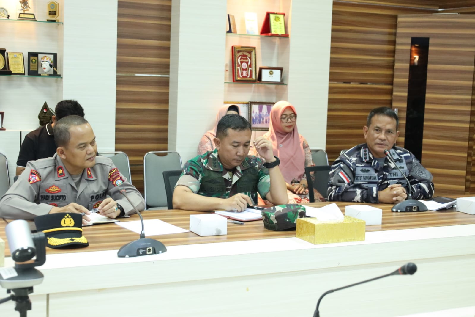 Danlantamal IV Hadiri Rapat Tim Terpadu Penanganan Konflik Sosial Provinsi Kepri Tahun 2025