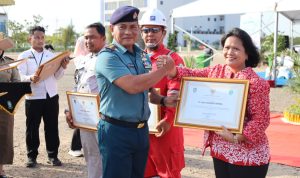 Ciptakan Lingkungan Kerja Yang Aman dan Nyaman, Danlantamal IV Hadiri Apel Siaga Bulan K3 Nasional Provinsi Kepri 2025