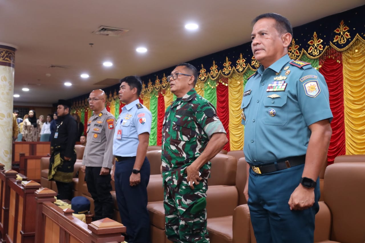 Lantamal IV Hadiri Rapat Paripurna DPRD Kota Batam Tahun 2025